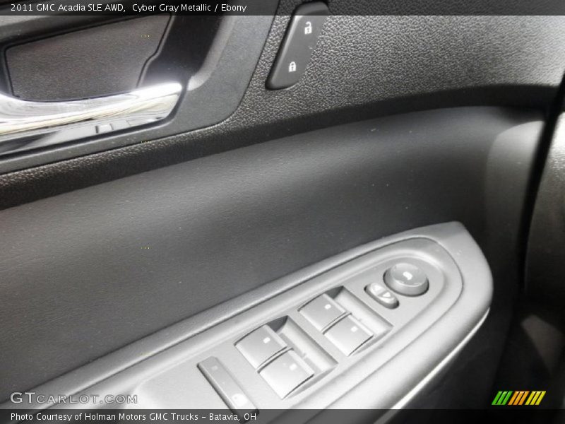 Cyber Gray Metallic / Ebony 2011 GMC Acadia SLE AWD