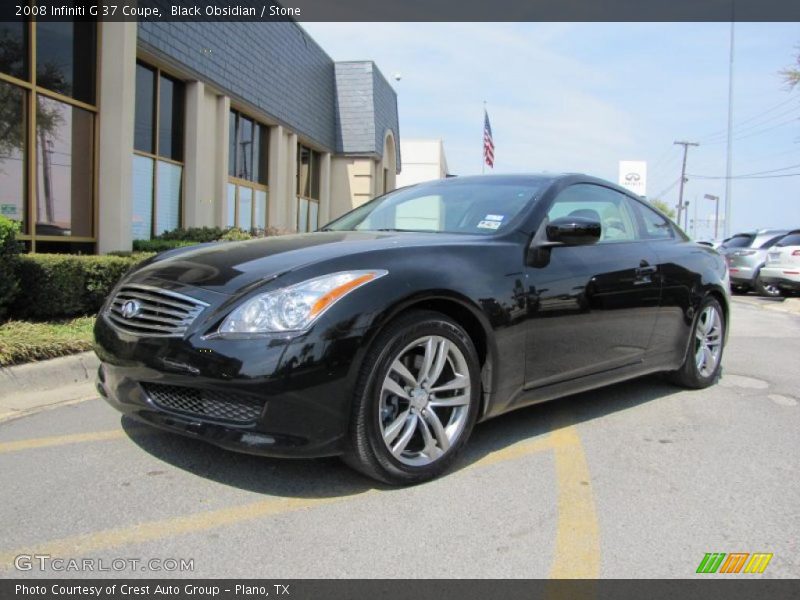 Black Obsidian / Stone 2008 Infiniti G 37 Coupe