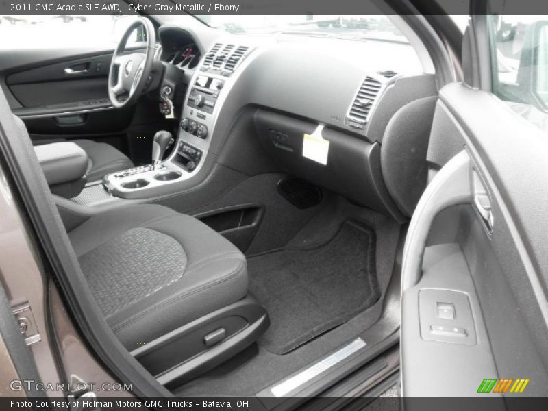 Cyber Gray Metallic / Ebony 2011 GMC Acadia SLE AWD