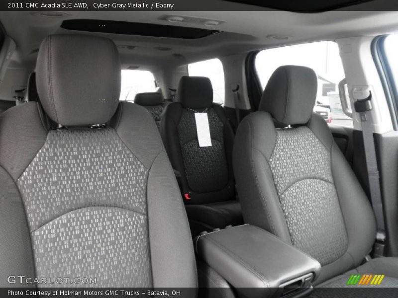 Cyber Gray Metallic / Ebony 2011 GMC Acadia SLE AWD