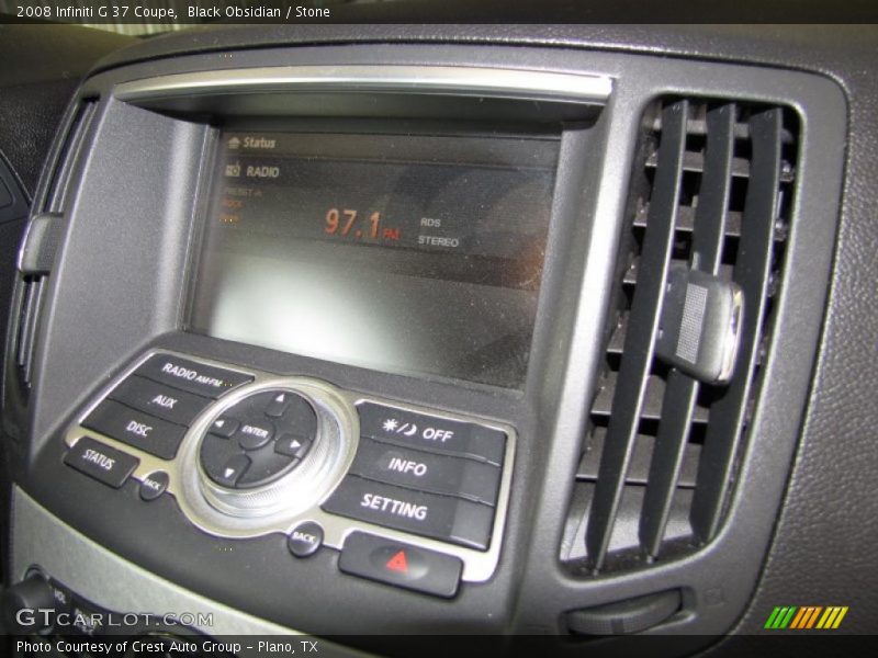 Black Obsidian / Stone 2008 Infiniti G 37 Coupe