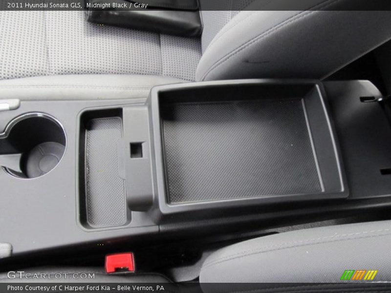 Midnight Black / Gray 2011 Hyundai Sonata GLS