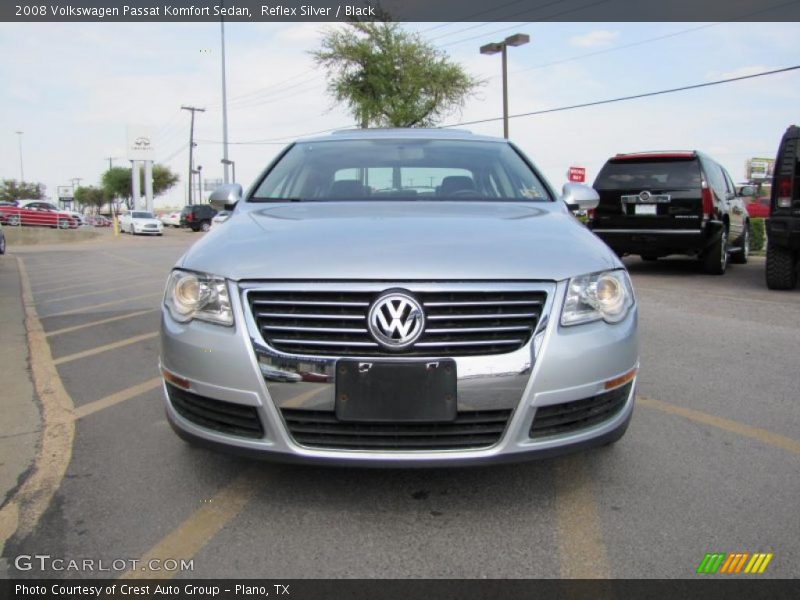 Reflex Silver / Black 2008 Volkswagen Passat Komfort Sedan