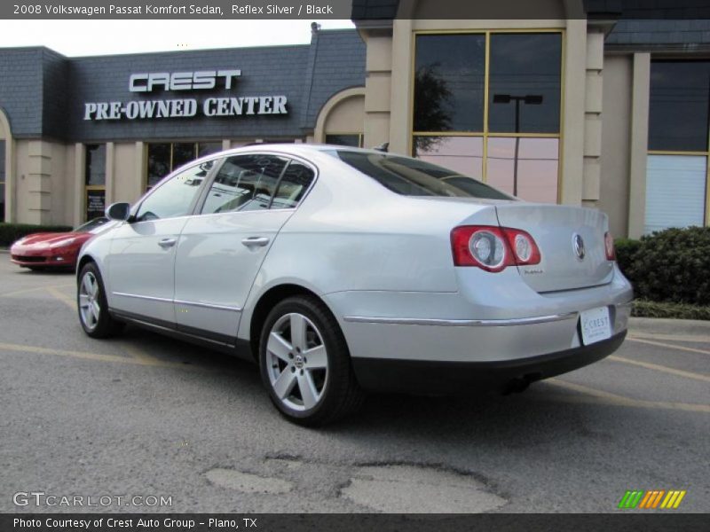 Reflex Silver / Black 2008 Volkswagen Passat Komfort Sedan