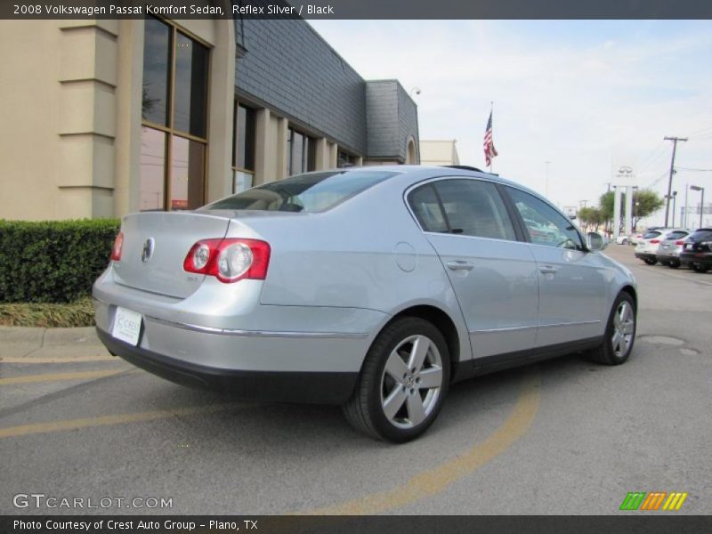 Reflex Silver / Black 2008 Volkswagen Passat Komfort Sedan