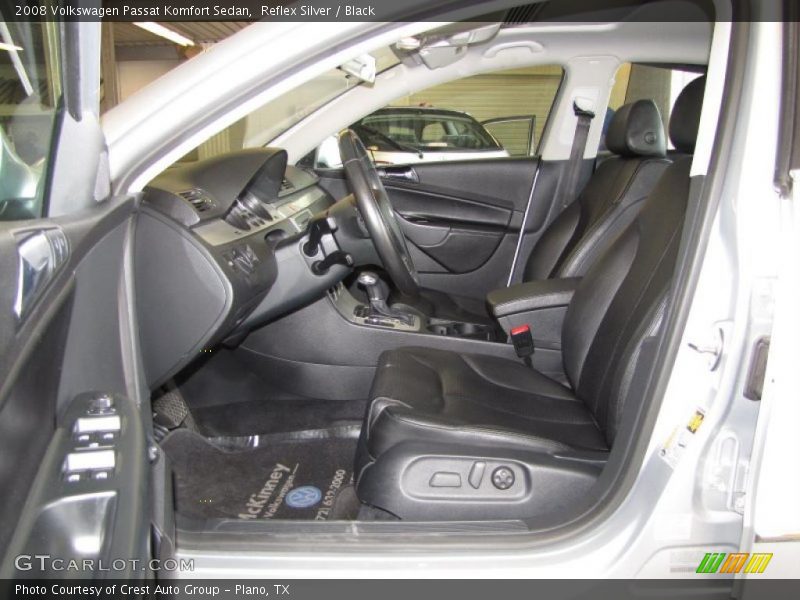 Reflex Silver / Black 2008 Volkswagen Passat Komfort Sedan