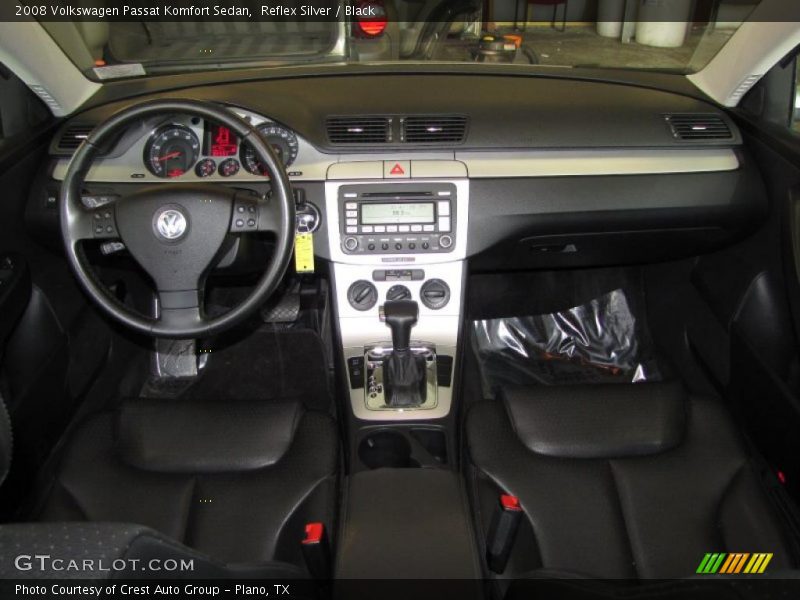 Reflex Silver / Black 2008 Volkswagen Passat Komfort Sedan