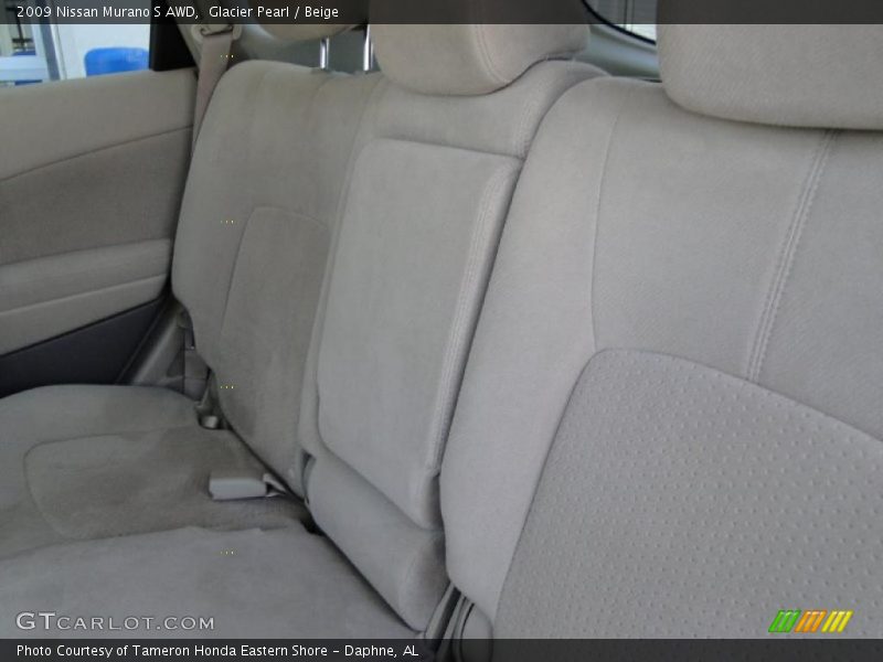Glacier Pearl / Beige 2009 Nissan Murano S AWD
