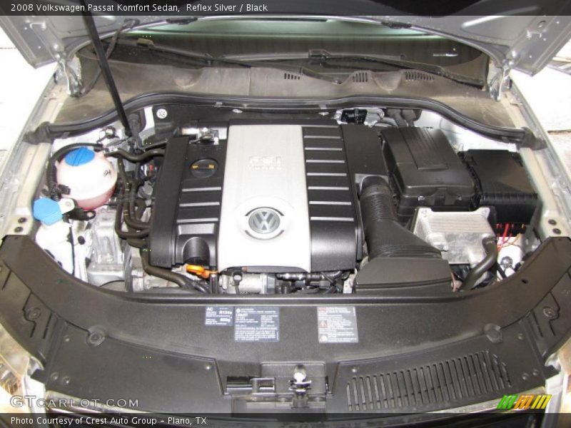 Reflex Silver / Black 2008 Volkswagen Passat Komfort Sedan