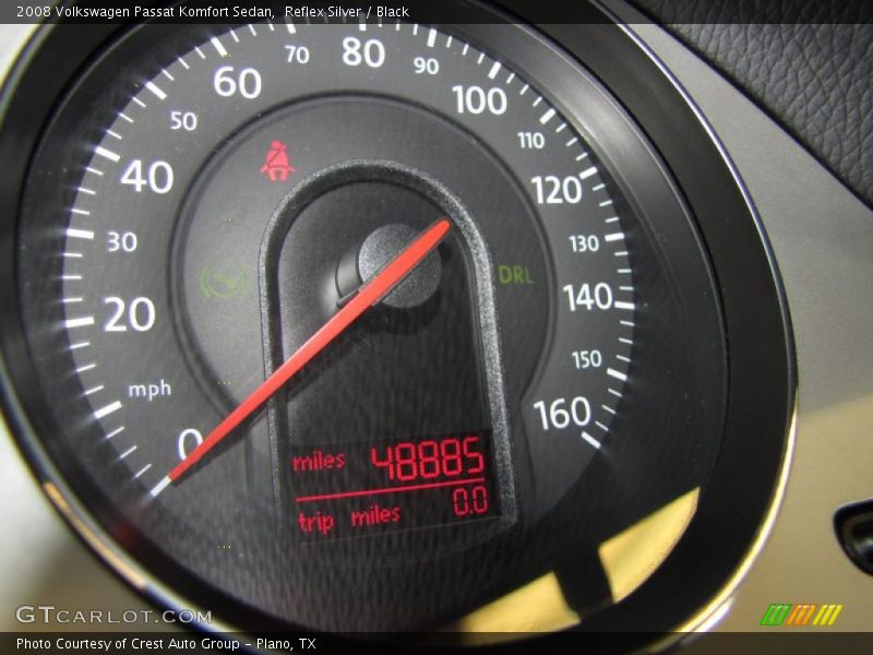 Reflex Silver / Black 2008 Volkswagen Passat Komfort Sedan