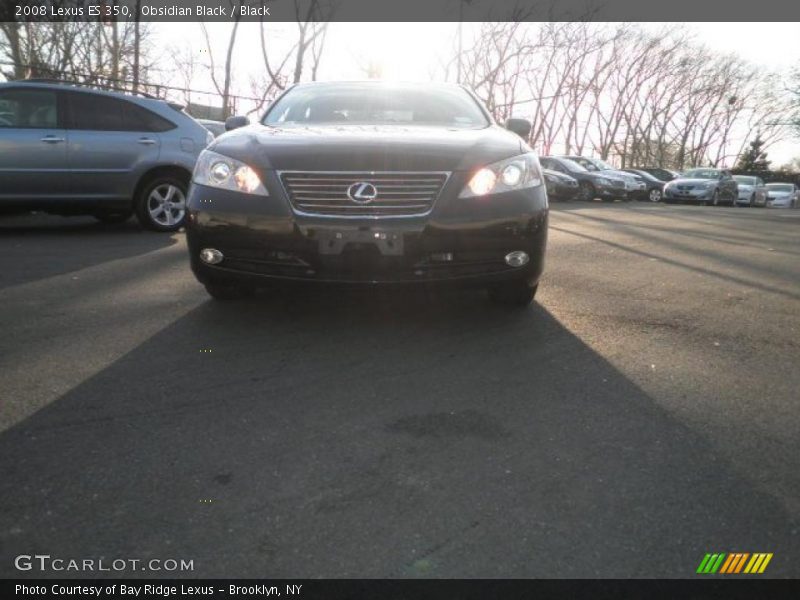 Obsidian Black / Black 2008 Lexus ES 350