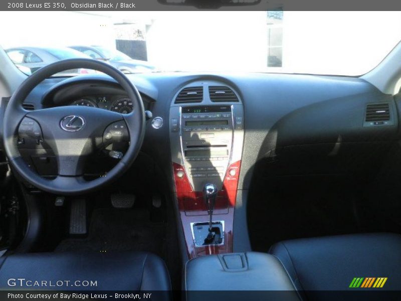 Obsidian Black / Black 2008 Lexus ES 350