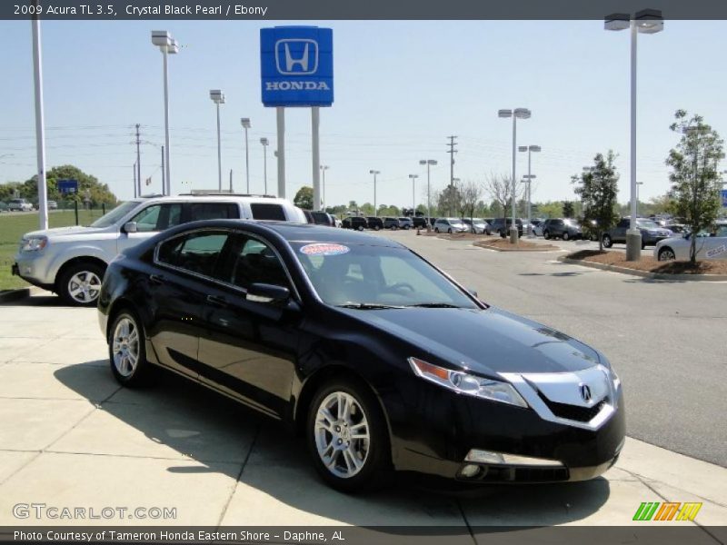 Crystal Black Pearl / Ebony 2009 Acura TL 3.5