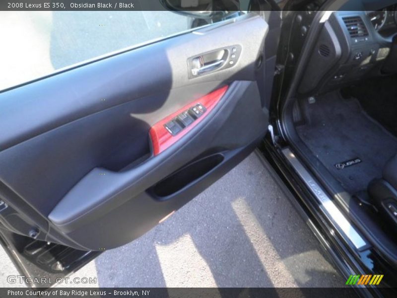 Obsidian Black / Black 2008 Lexus ES 350