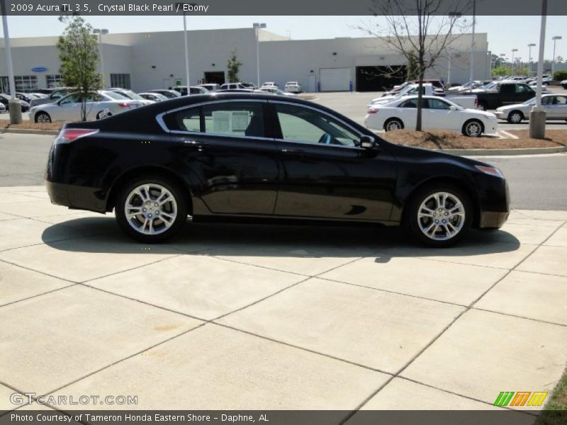 Crystal Black Pearl / Ebony 2009 Acura TL 3.5