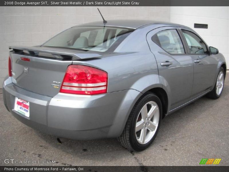 Silver Steel Metallic / Dark Slate Gray/Light Slate Gray 2008 Dodge Avenger SXT