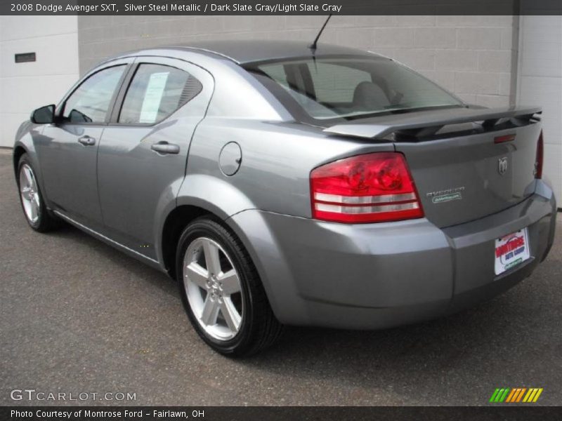 Silver Steel Metallic / Dark Slate Gray/Light Slate Gray 2008 Dodge Avenger SXT
