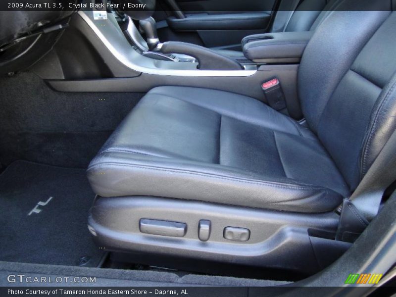 Crystal Black Pearl / Ebony 2009 Acura TL 3.5