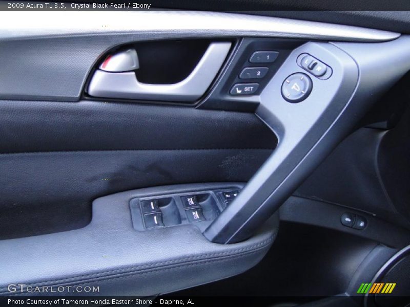 Crystal Black Pearl / Ebony 2009 Acura TL 3.5