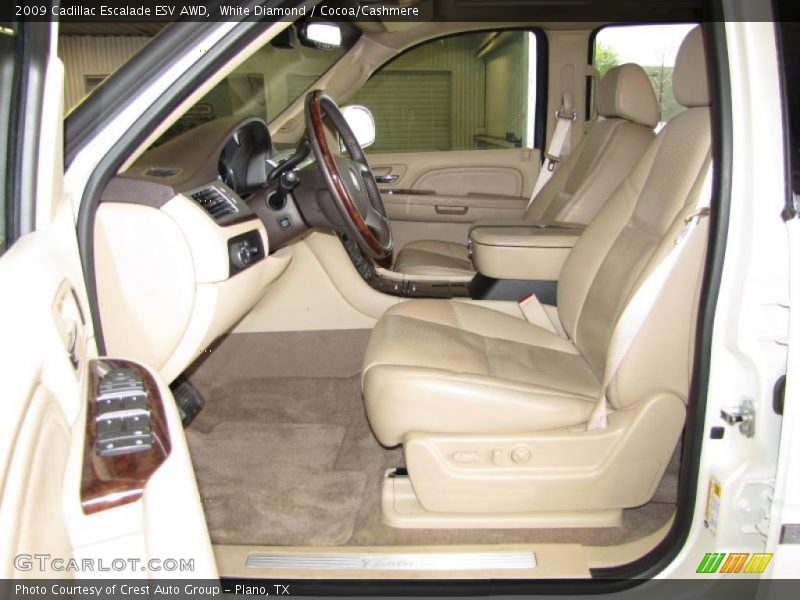  2009 Escalade ESV AWD Cocoa/Cashmere Interior