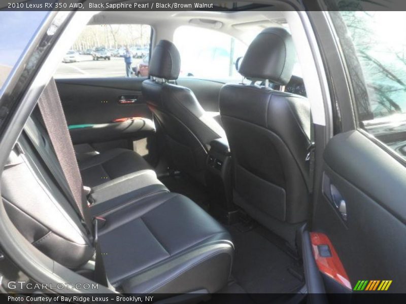 Black Sapphire Pearl / Black/Brown Walnut 2010 Lexus RX 350 AWD