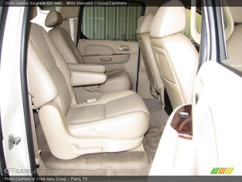  2009 Escalade ESV AWD Cocoa/Cashmere Interior