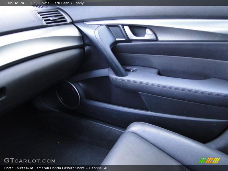 Crystal Black Pearl / Ebony 2009 Acura TL 3.5