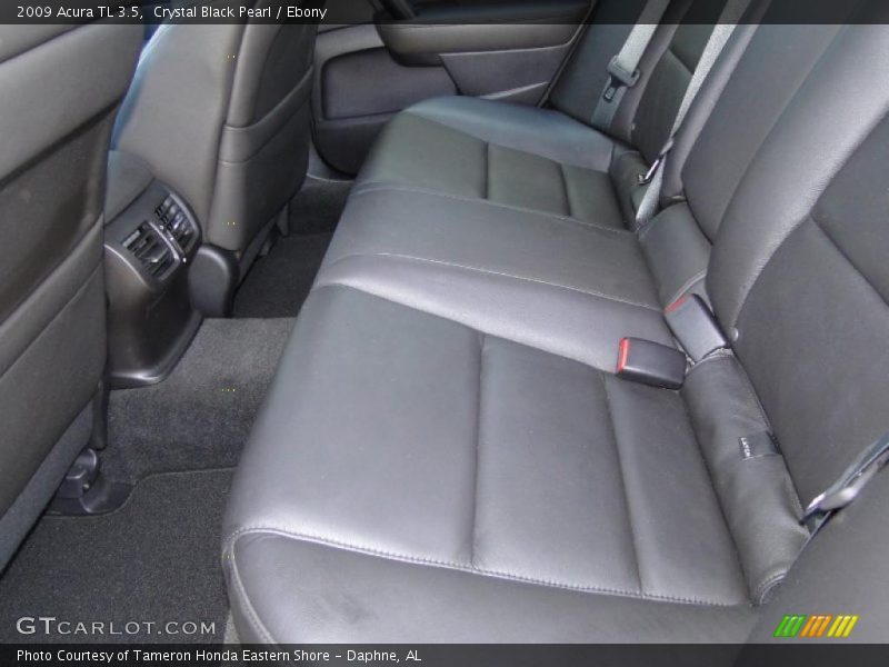 Crystal Black Pearl / Ebony 2009 Acura TL 3.5