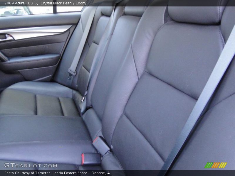Crystal Black Pearl / Ebony 2009 Acura TL 3.5