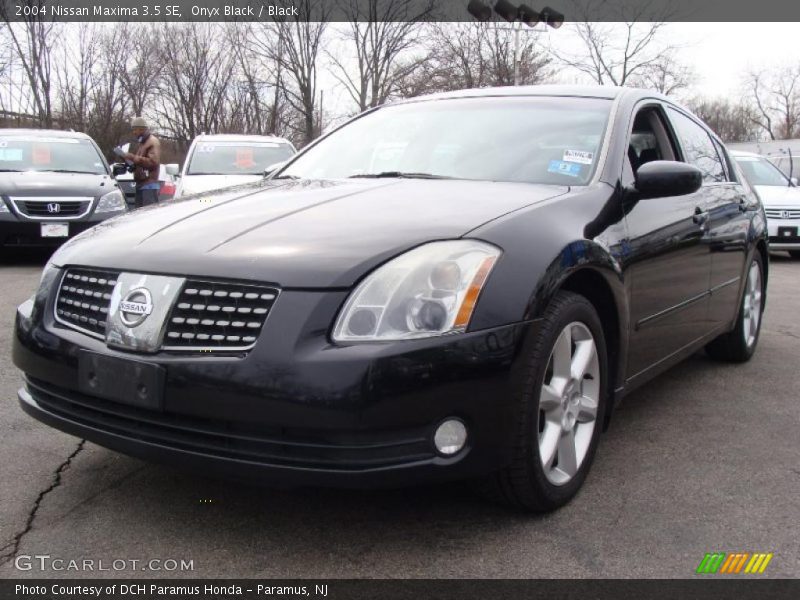 Onyx Black / Black 2004 Nissan Maxima 3.5 SE
