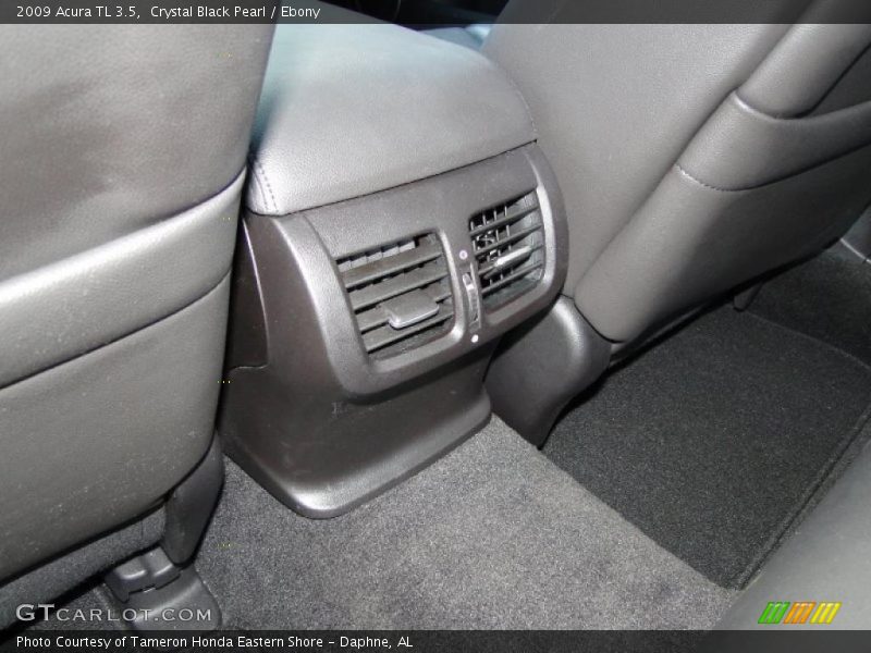 Crystal Black Pearl / Ebony 2009 Acura TL 3.5