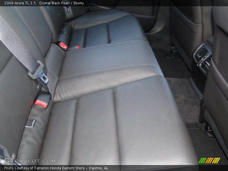 Crystal Black Pearl / Ebony 2009 Acura TL 3.5