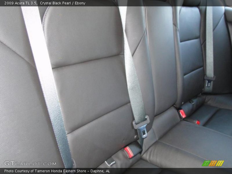 Crystal Black Pearl / Ebony 2009 Acura TL 3.5