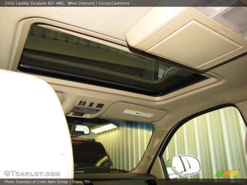 White Diamond / Cocoa/Cashmere 2009 Cadillac Escalade ESV AWD