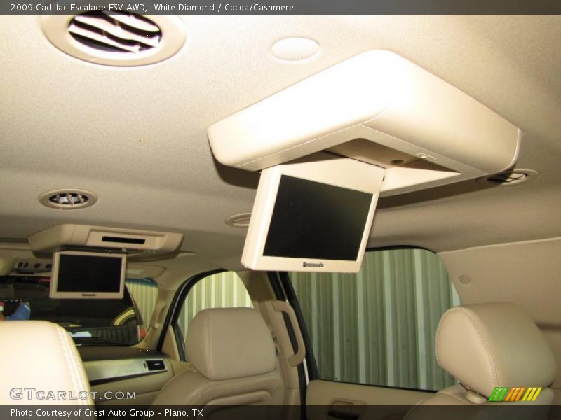White Diamond / Cocoa/Cashmere 2009 Cadillac Escalade ESV AWD