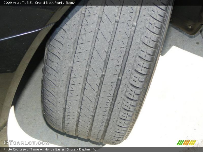 Crystal Black Pearl / Ebony 2009 Acura TL 3.5