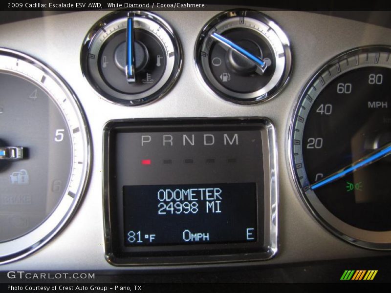 White Diamond / Cocoa/Cashmere 2009 Cadillac Escalade ESV AWD