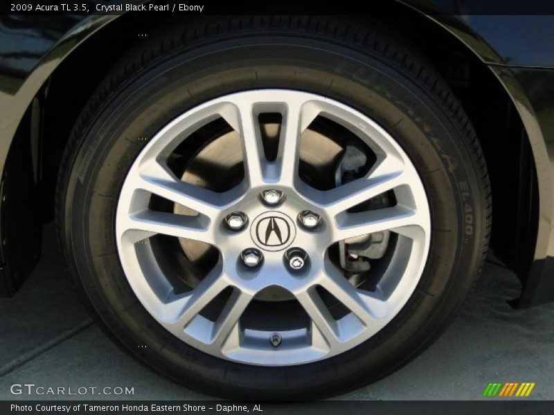 Crystal Black Pearl / Ebony 2009 Acura TL 3.5