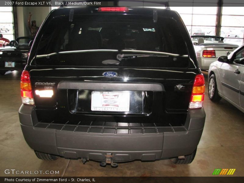 Black / Medium/Dark Flint 2007 Ford Escape XLT V6
