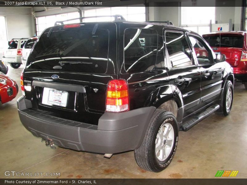 Black / Medium/Dark Flint 2007 Ford Escape XLT V6