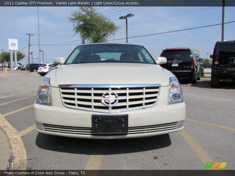 Vanille Latte Metallic / Light Linen/Cocoa Accents 2011 Cadillac DTS Premium