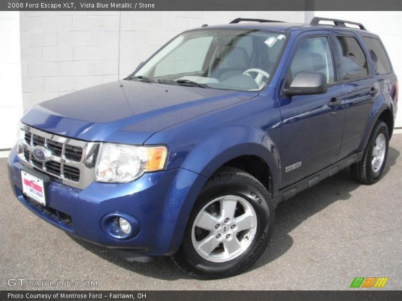 Vista Blue Metallic / Stone 2008 Ford Escape XLT