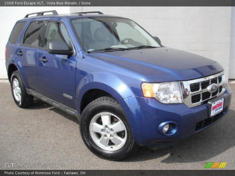 Vista Blue Metallic / Stone 2008 Ford Escape XLT