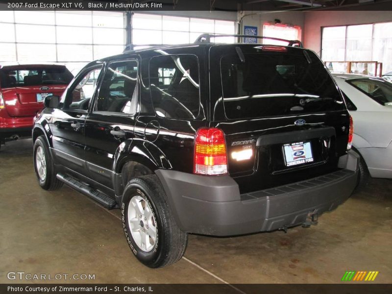Black / Medium/Dark Flint 2007 Ford Escape XLT V6