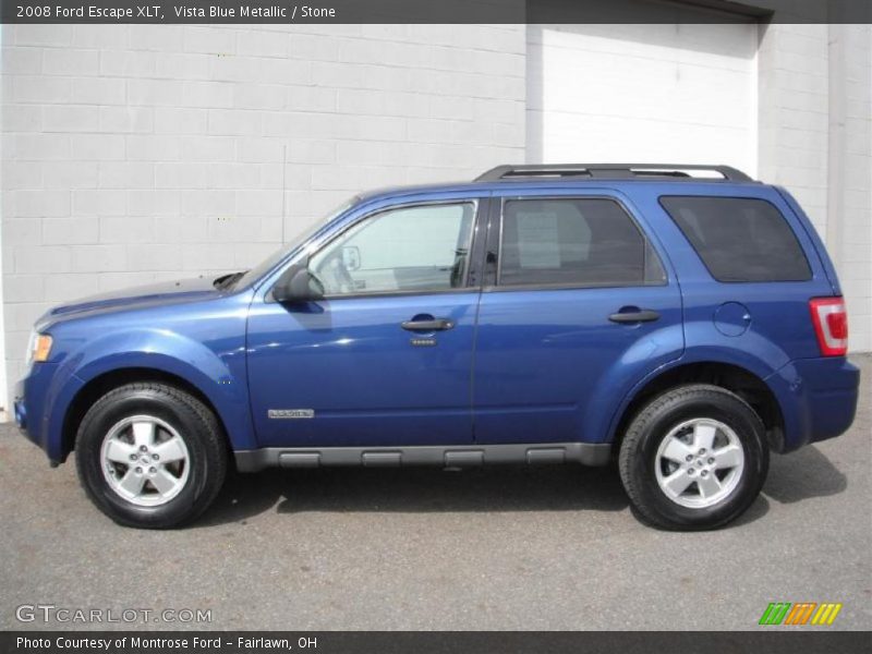 Vista Blue Metallic / Stone 2008 Ford Escape XLT