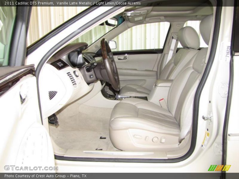  2011 DTS Premium Light Linen/Cocoa Accents Interior