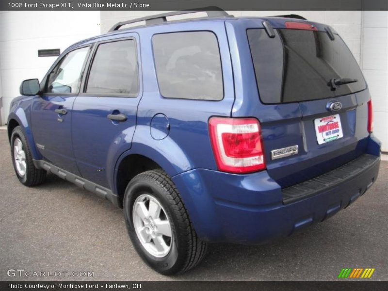 Vista Blue Metallic / Stone 2008 Ford Escape XLT