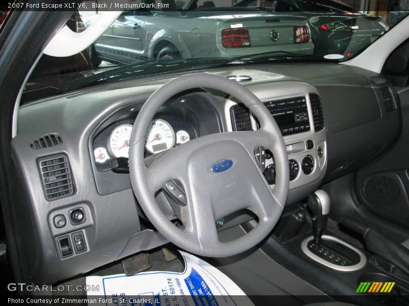 Black / Medium/Dark Flint 2007 Ford Escape XLT V6