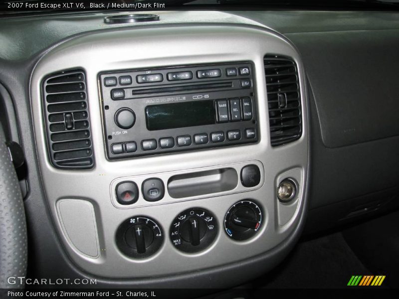 Black / Medium/Dark Flint 2007 Ford Escape XLT V6