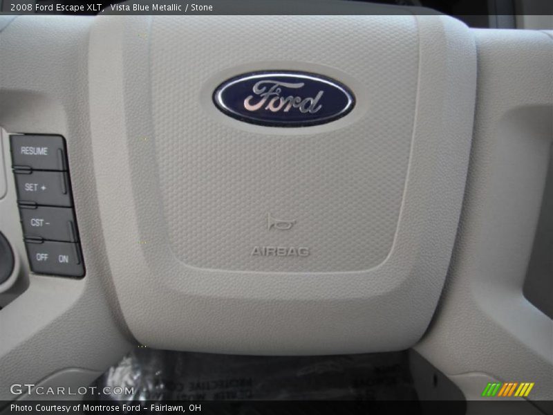 Vista Blue Metallic / Stone 2008 Ford Escape XLT